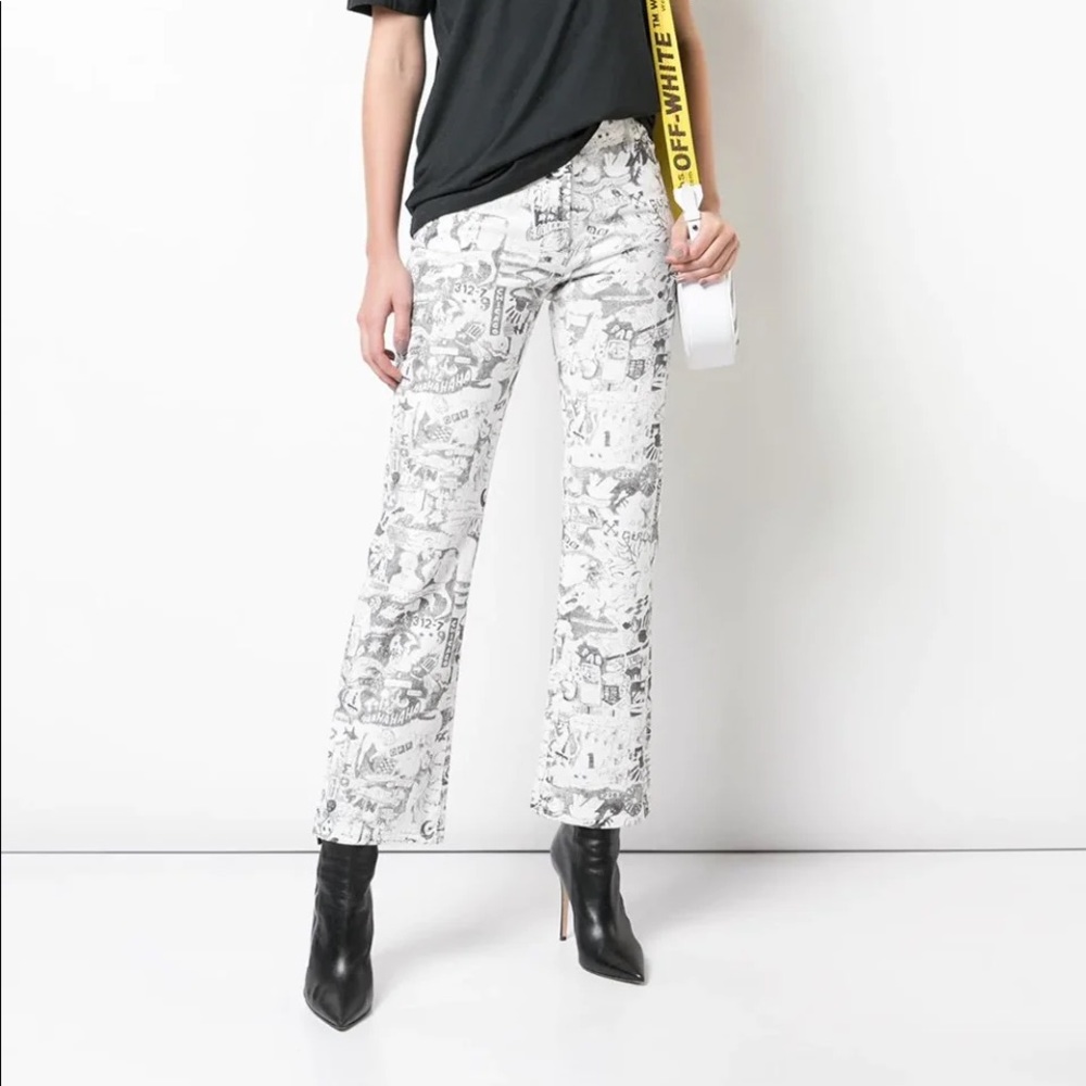 Reformation Comic Print Mom Jeans